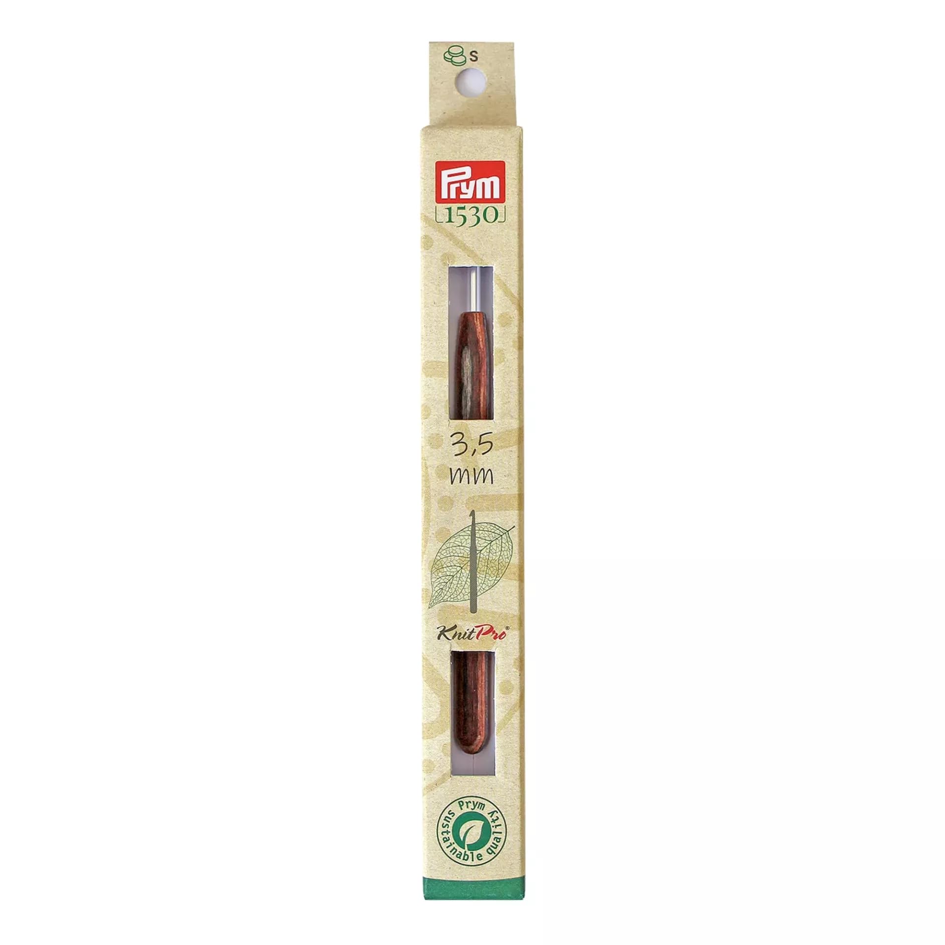 Aluminium Crochet Hook Prym 3 mm Wooden Handle 223512