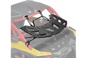 KEMIMOTO X3 Rack with Gas Strut, Spare Tire Cargo Luggage Cooler Pivoting Rear Rack Compatible with Can-Am X3 & X3 Max 2017-2024 Replace 715002881, 715008296