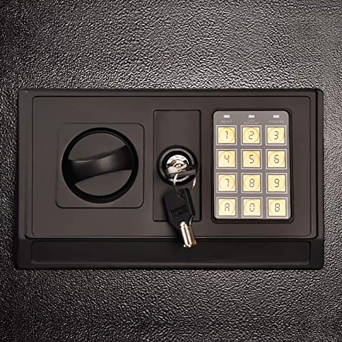 Moutec Electronic Rifle Safe, Quick Access 5-Gun Large Metal Rifle Gun Security Cabinet (with/Without Scope) with Separate Pistol/Handgun Lock Box - Thumbnail 5