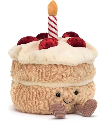 Amazon.com: Jellycat Amuseables Wedding Cake Stuffed Toy, 12