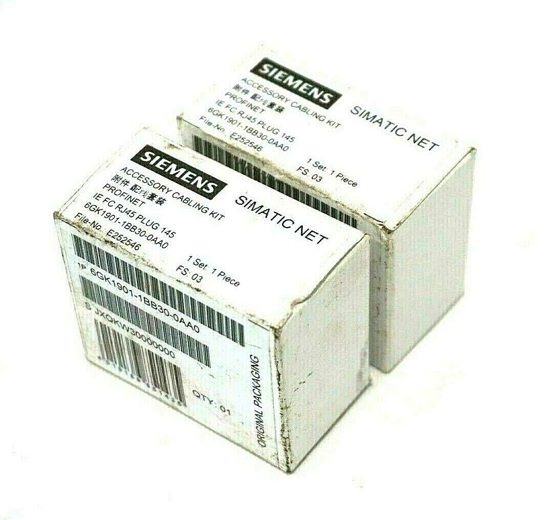 2 New SIEMENS 6GK19011BB300AA0 Accessory Cabling KIT 6GK19011BB300AA0
