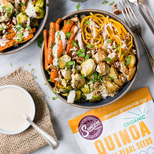 Suncore Foods - The Finest Organic 100% Bolivian Royal Pearl Quinoa, 15 oz Resealable Pouch - Thumbnail 4