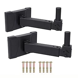 Howonder HD-339 Heavy Duty Speaker Wall Mounts,Hold