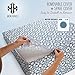 Acid Reflux 12'' Wedge Pillow - Memory Foam Bed Wedges. Pillows for Support, Pregnancy, Snoring, Sleep & Elevation (25”x25”x12”) Plush Gel Elevating Leg Cushion, 2 Removable Washable Covers Included