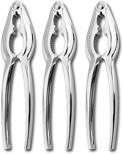 Artcome 3 Piece Seafood Tools Set Lobster Crackers Crab Crackers Zinc Alloy