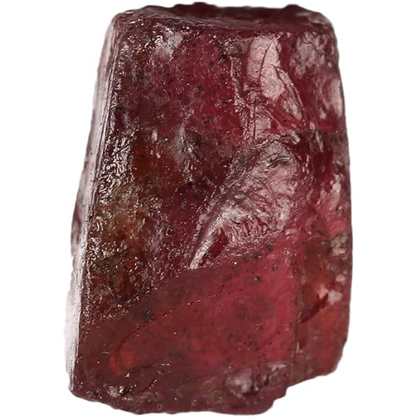 Grenat Brut Naturel - Gros Cristal Rouge Non Coupé - Mozambique - 26x22x10mm