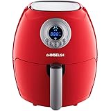 Amazon Com Copper Chef 2 Qt Black And Copper Air Fryer Turbo Cyclonic Airfryer With Rapid Air Technology For Less Oil Less Cooking Includes Recipe Book Red Kitchen Dining