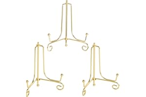 3pcs Plate Holder Easel Display Stand, 4.17x2.56in/10.6x6.5cm Iron Displaying Stand Table Decorative Easel for Picture Frames
