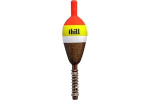 Thill Classic Float Fishing Bobber with Buoyant Balsa Wood Body