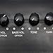 Asmuse 3W Mini Bass Amp Guitar Amplifier headphone practice with Distortion Effect by USB Charging