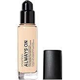 Smashbox Always On Skin-Balancing Foundation | Medium-To-Full Coverage Foundation | Hyaluronic Acid with a Natural-Looking, Second-Skin Finish, 1 Fl Oz
