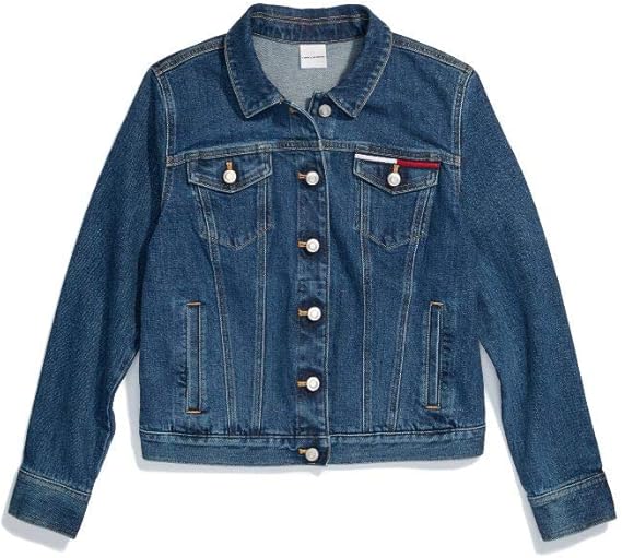 tommy hilfiger oversized denim jacket womens