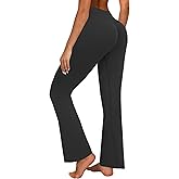 FireSwan Flare Leggings for Women Scrunch Butt Seamless Yoga Pants Tummy Control High Waisted Bootcut Workout Leggings