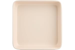 Trudeau Resistall Square Cake Pan, 9.45" x 9.45" (44 x 31.8 x 2.62 CM), Durable 0.8 mm Metal Bakeware with Ceramic Non-Stick 
