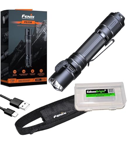 EdisonBright Fenix Bundle TK16 V2.0 3100 Lumen LED Tactical