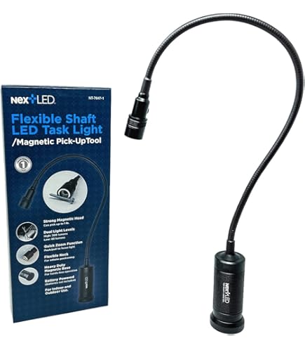Neck Light For Reading LED Work Light, 500 Lumen Flexible Gooseneck ...