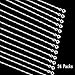 24 Pack 20'' Silver Plated Chain Necklace Whaline 925 Water Ripple Plated Necklace for Jewelry Making Craft