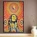 ModTradIndia-Bob Marley Tapestry, Indian Hippie Wall Hanging, Bohemian Bedspread, Mandala Cotton Dorm Decor Beach Blanket