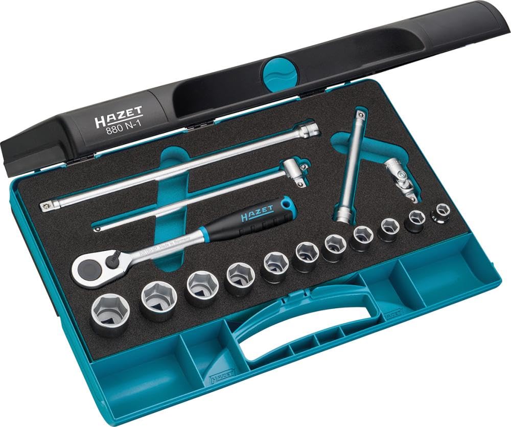 HAZET 880N-1 Socket Set - Multi-Colour