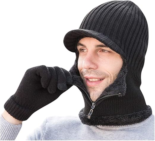 mens hat gloves