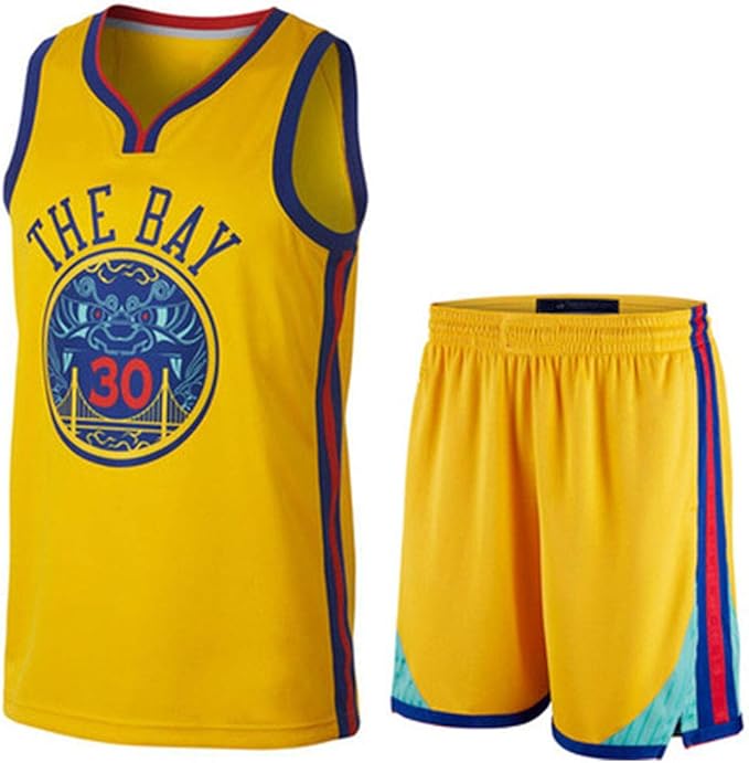 GFENG Maillots de Baloncesto Unisex Warriors