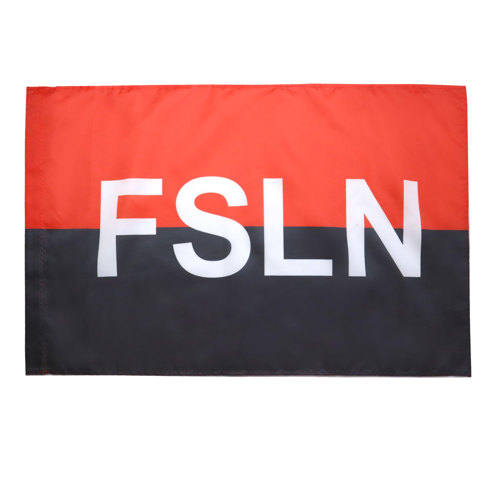 AZ FLAG - Sandinista National Liberation Front of Nicaragua Flag - 2x3 Ft - FSLN Banner with Sleeve - 100% Polyester - Fade Resistant - Vivid Colors - 2' x 3' Feet - 90x60 Cm