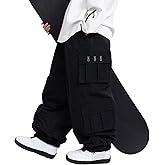 SNOWVERB Womens Mens Baggy Waterproof Snowboarding Pants Unisex Snow Cargo Warm Insulation Ski Pants