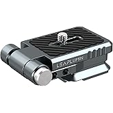 Leaplumin Foldable DSLR Camera L Bracket,Lightweight Camera L Bracket Vertical Horizontal Switching Tripod Quick Release Plate Compatible with Canon Nikon Sony DJI Osmo Ronin Zhiyun Stabilizer Tripod