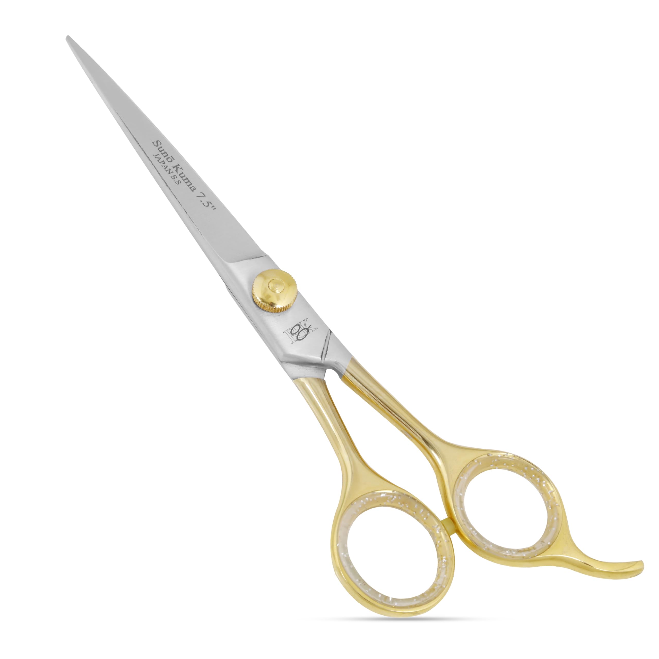 Hoof n Paw RnK 7.5" Professional Dog & Cat Grooming Scissors – Japanese Stainless Steel Hair Cutting Scissor for Pets – Sharp & Durable Shears for Grooming Kit & Hair Trimming