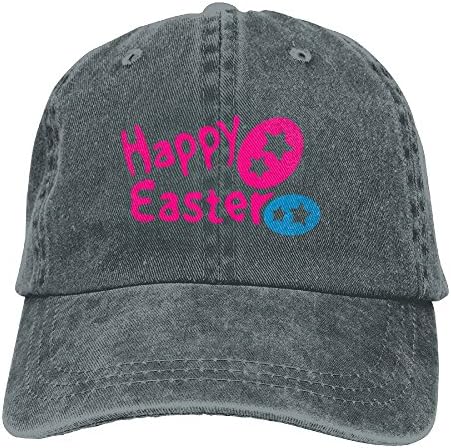 Hangren Happy Easter Eggs Fashion Adjustable Cowboy Baseball Caps Dad Trucker Fit Hat