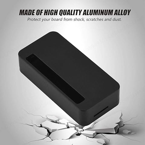 CLTYQ Caso de aleación Carcasa de la Caja de la Cubierta Ultra Delgada de Aluminio con Frambuesa Pi Zero Zero W - Negro