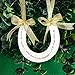 Winlyn 36 Pcs Unfinished Wood Horseshoe Cutouts Ready to Paint Wooden Wedding Horseshoe Bulk Horse Birthday Party Supplies Western Themed Place Cards Gift Favor Craft Project Wedding Brides Ornaments