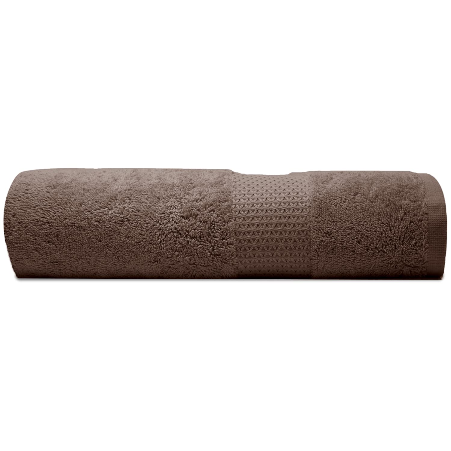 Towelogy® Premium Large Hand Towels Set 100% Combed Ring Spun Cotton Quick Dry & Super Absorbent Hotel Quality Multipurpose for Bathroom Spa Gym & Travel Size 50x85cm (Brown Peanut, Pack Of 1)