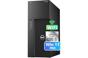 Dell Precision 3620 Mini Tower Business Desktop Computer PC, Windows 11 Pro, Core i5-7500, 8GB RAM, 256GB SSD, Mouse, Keyboar