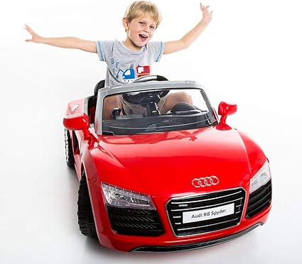 audi r8 spyder 12v ride on car