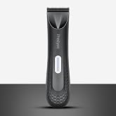 Predyee Manscape Ball Trimmer for Men, Body Hair Trimmer with Safe Ceramic Blade, IPX7 Waterproof Groin &amp; Pubic Hair Clipper with LED Light, USB-C Rechargeable Wet/Dry Manscaping Shaver