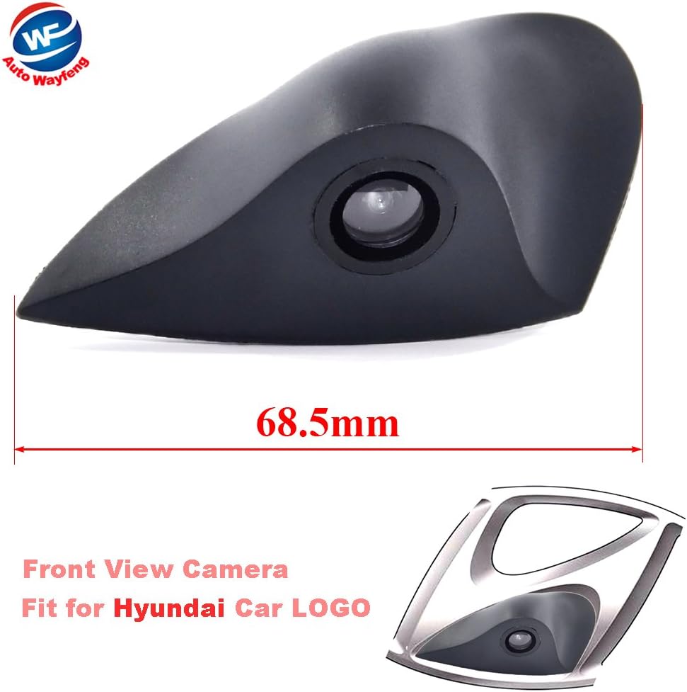 Auto Wayfeng WF® Car Front Camera Parking System Waterproof wide angle ccd Color for Hyundai Logo Front Camera mark Emblem camera