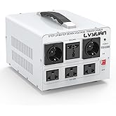 LVYUAN 5000W Watt Voltage Transformer Converter Step Up/Down Converter 110/120 Volt - 220/240 Volt with 3 US&2 EU&1 Universal