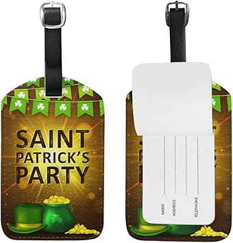 pu luggage tag