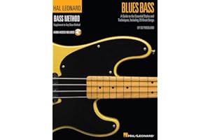 Blues Bass Hal Leonard Bass Method Book/Online Audio | Learn Blues Bass Techniques Songbook | Includes Songs by B.B. King, Stevie Ray Vaughan and Muddy Waters | Bass Guitar Sheet Music