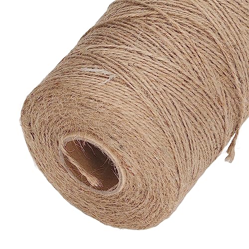 Jute Rope 300 m x 2 mm Natural | Crafts Gardening Wrapping Gifts Decoration