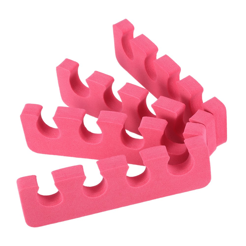 Anself 4Pcs Toe Separator Soft Sponge Finger Divider Spacer EVA Foam