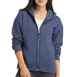 prAna Women's Cozy Up Zip Up Jacket, Equinox Blue