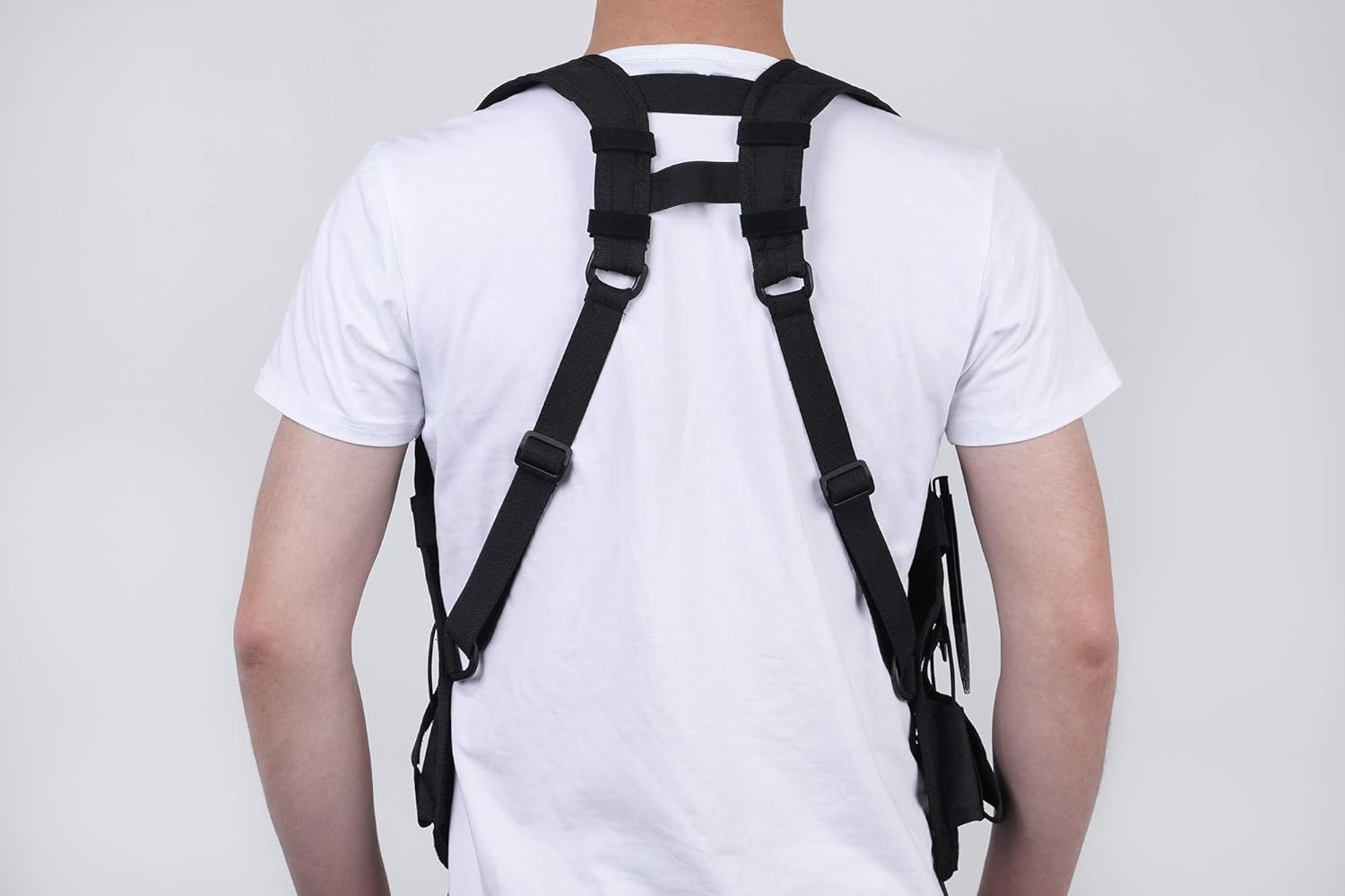 Universal Double Radio Shoulder Harness Holster Chest Holder Vest for
