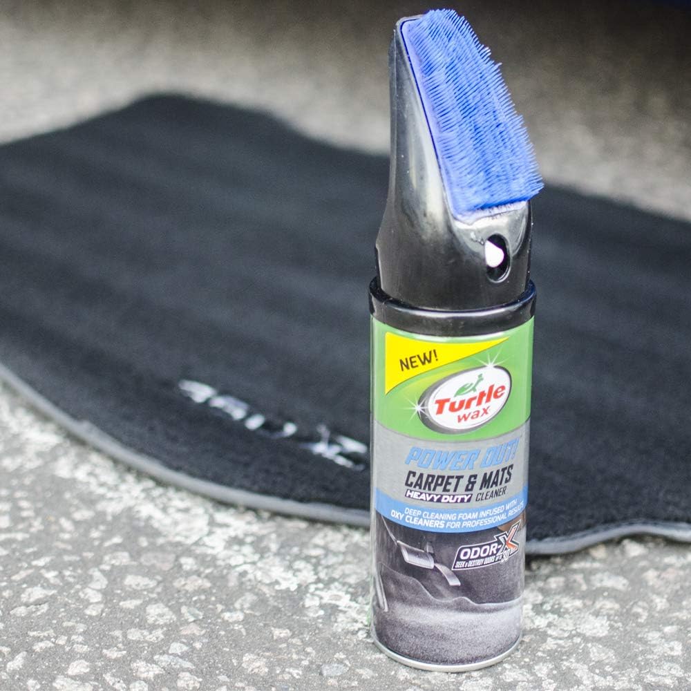 Turtle Wax 52738 Power Out Car Interior Carpet & Mat Shampoo Cleaner with Integrated Brush, 400ml, Deep Cleans - Image 3