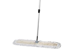 Tidy Tools Commercial Dust Mop & Floor Sweeper, 36 in. Dust Mop for Hardwood Floors, Reusable Dust Mop Head, Extendable Mop H