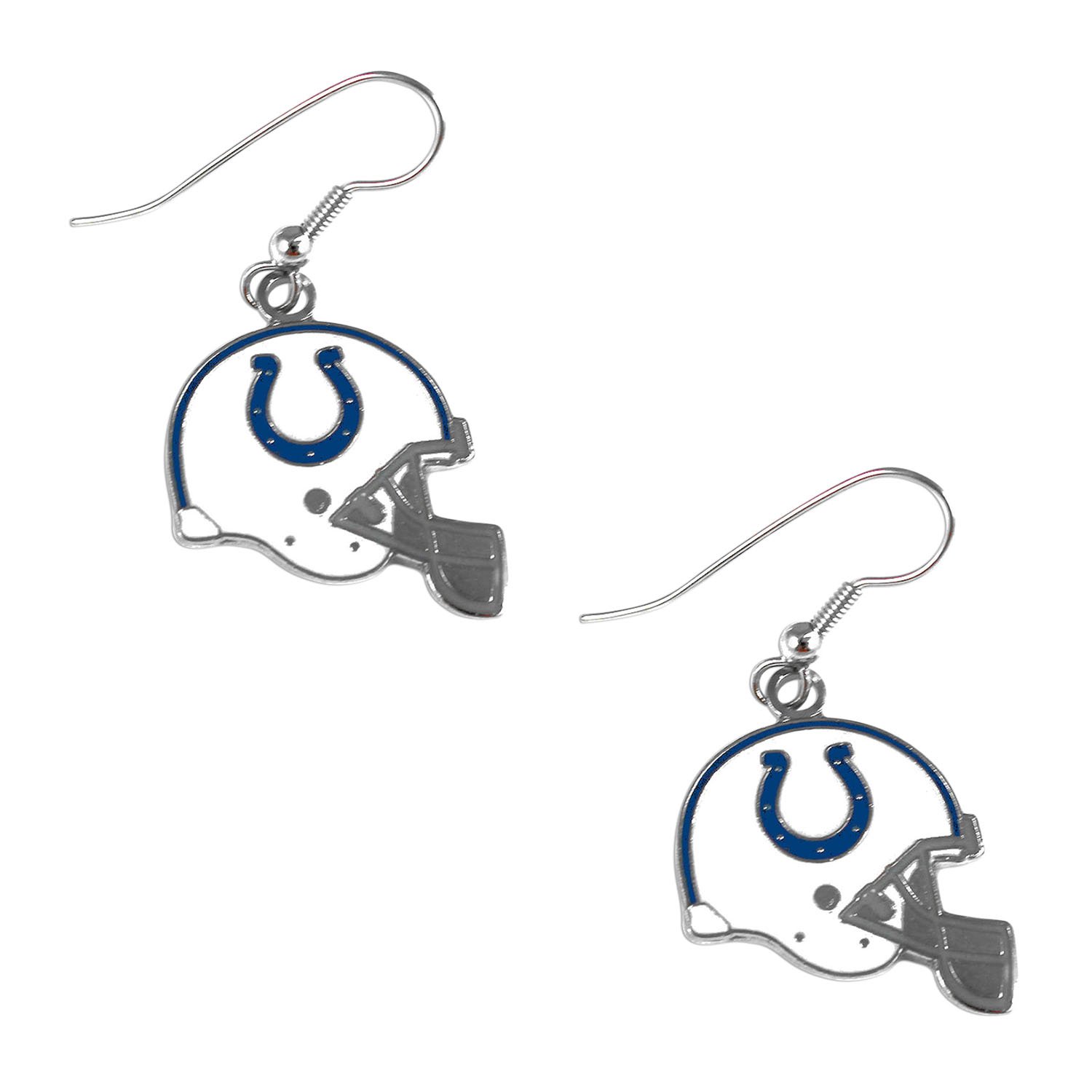 aminco NFL Womens NFL Sports Team J Hook Dangle Logo Earring Set