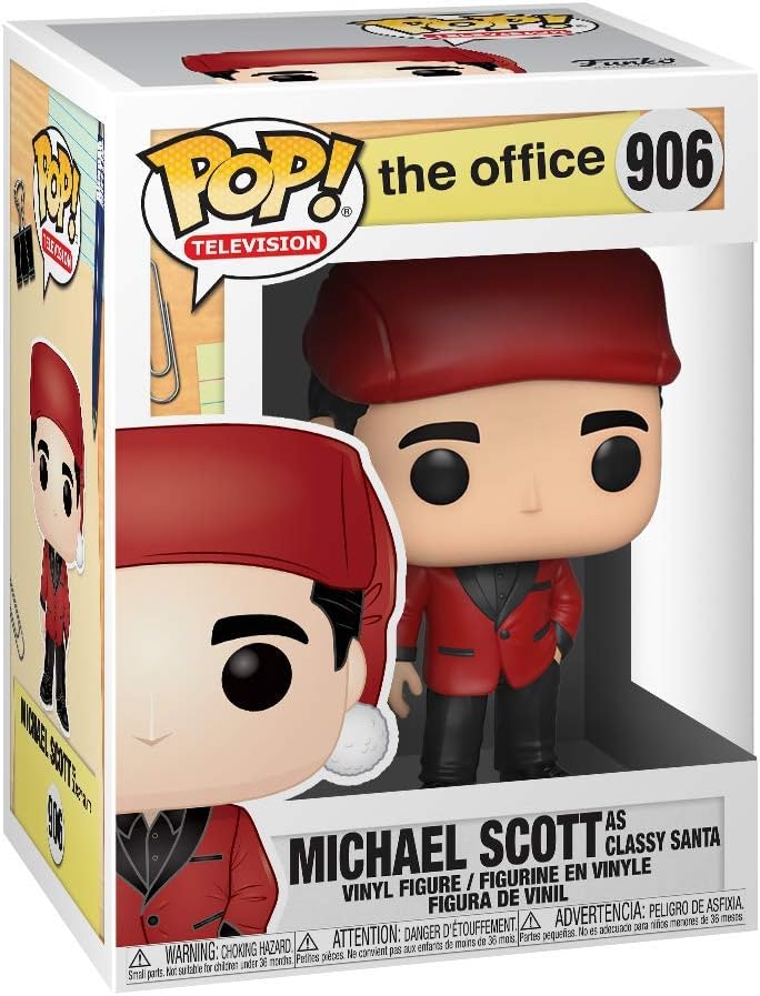Funko Pop! Television: The Office - Michael Scott as Classy Santa #906, Red - Image 3