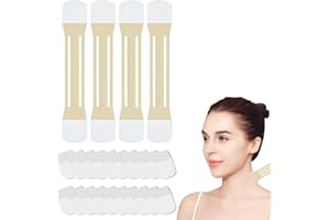 Chinosuo Celestica Neck Tape Lifting Invisible, Face Neck Lifting Tapes, Celesticaco Instant Lift NeckTape, High Elastic Breathable Lift Strap Patch Tightening Tapes (4 pull strips + 20 patches)