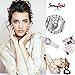 SOUFEEL New Letter J Charms Swarovski 925 Sterling Silver Charms For Bracelets Necklaces Letters Series